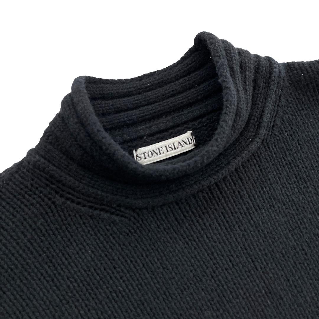 STONE  モックネックセーター ブラック C.P.COMPANY