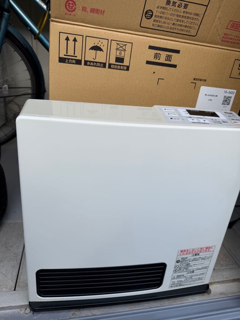 2012年式開封済み未使用品リンナイLPガスヒーターRC-K4002E - メルカリ