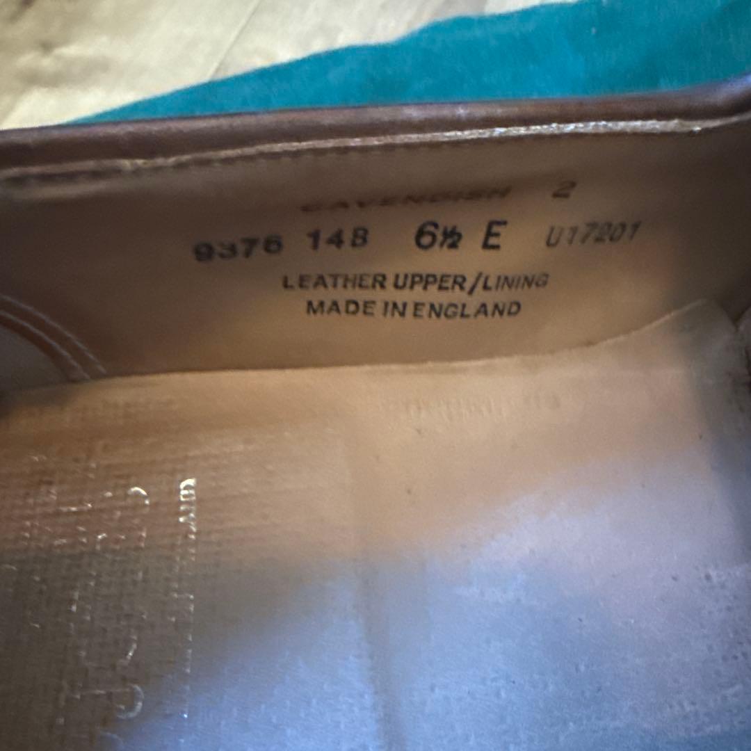 【極上品】Crockett&Jones CAVENDISH 6.5E 焦茶