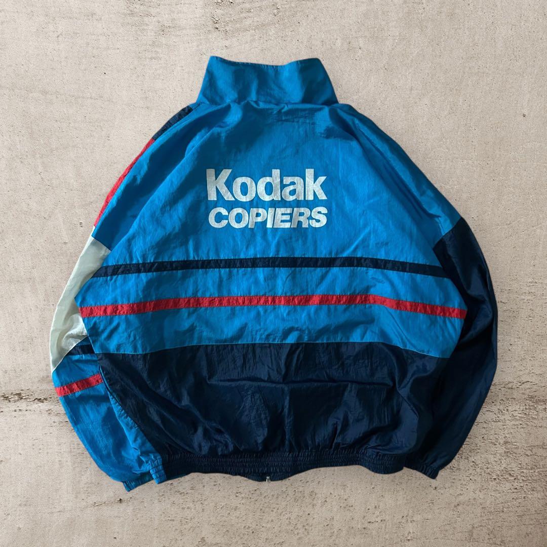 激レア企業系UMBROアンブロナイロンジャケットKodakコダック刺繍ロゴ古着
