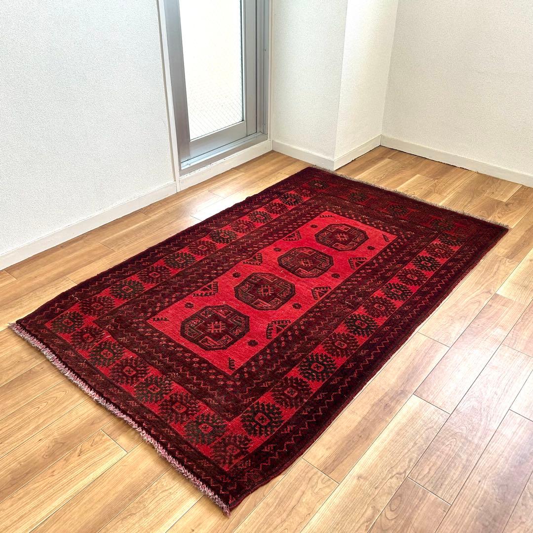 1980's vintage】トルクメン族 アフガンラグ - メルカリ