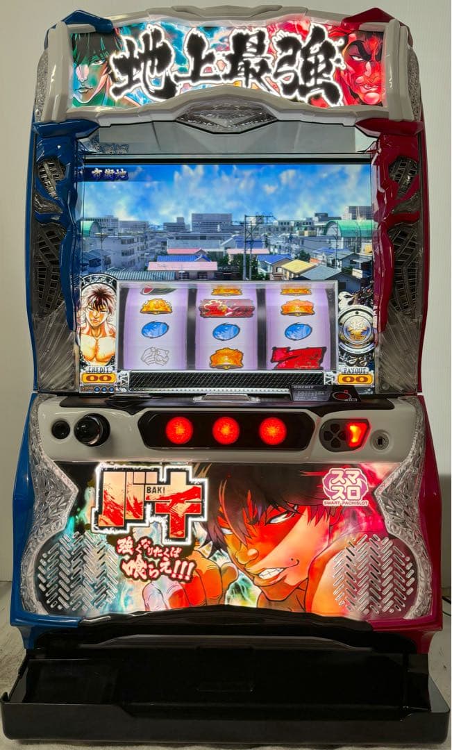 パチスロ【Lバキ 刃牙 強くなりたくば食らえ!!!】スマスロユニット付