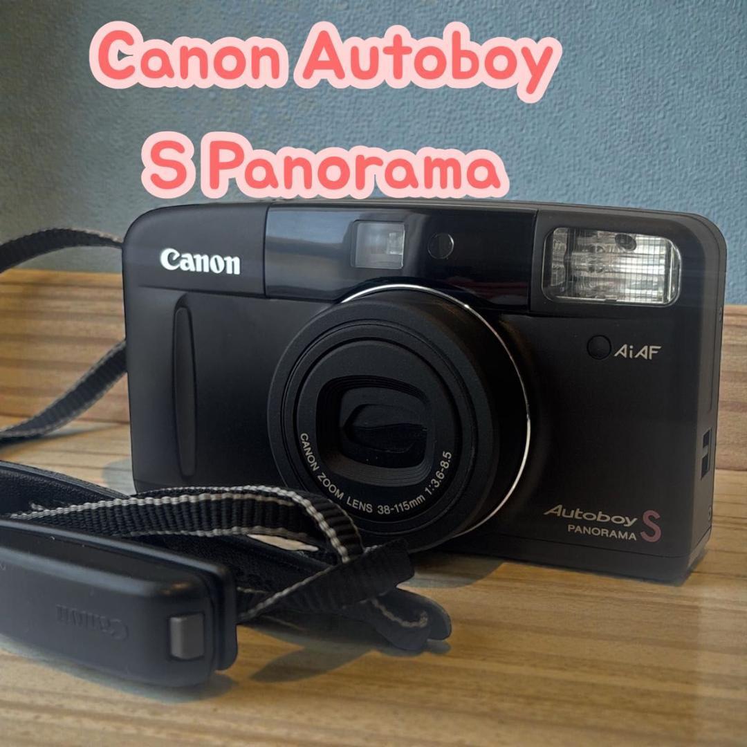 完動超美品】Canon Autoboy S Panorama 人気色ブラック - メルカリ