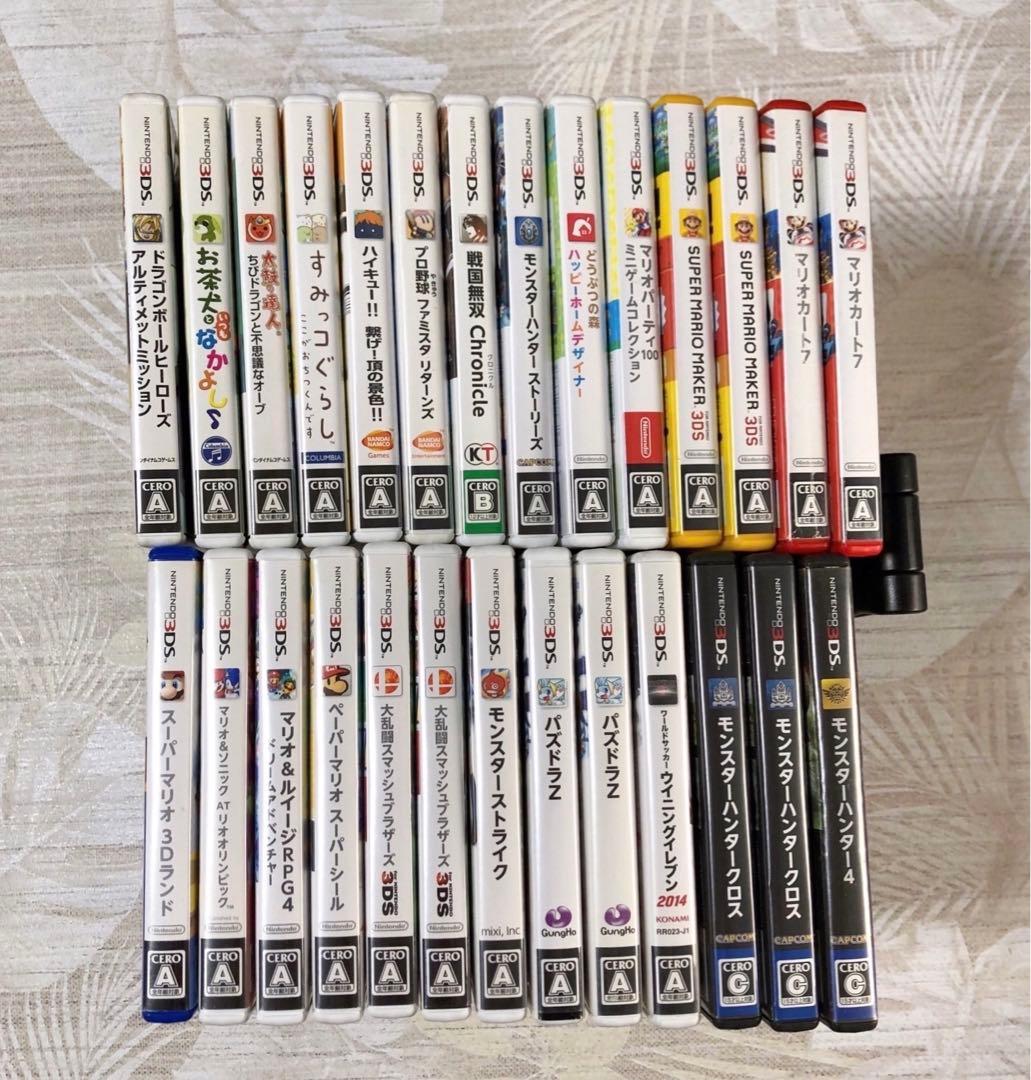 3DS DS ソフト ドラゴンボール マリオ モンハンなど セット まとめ売り