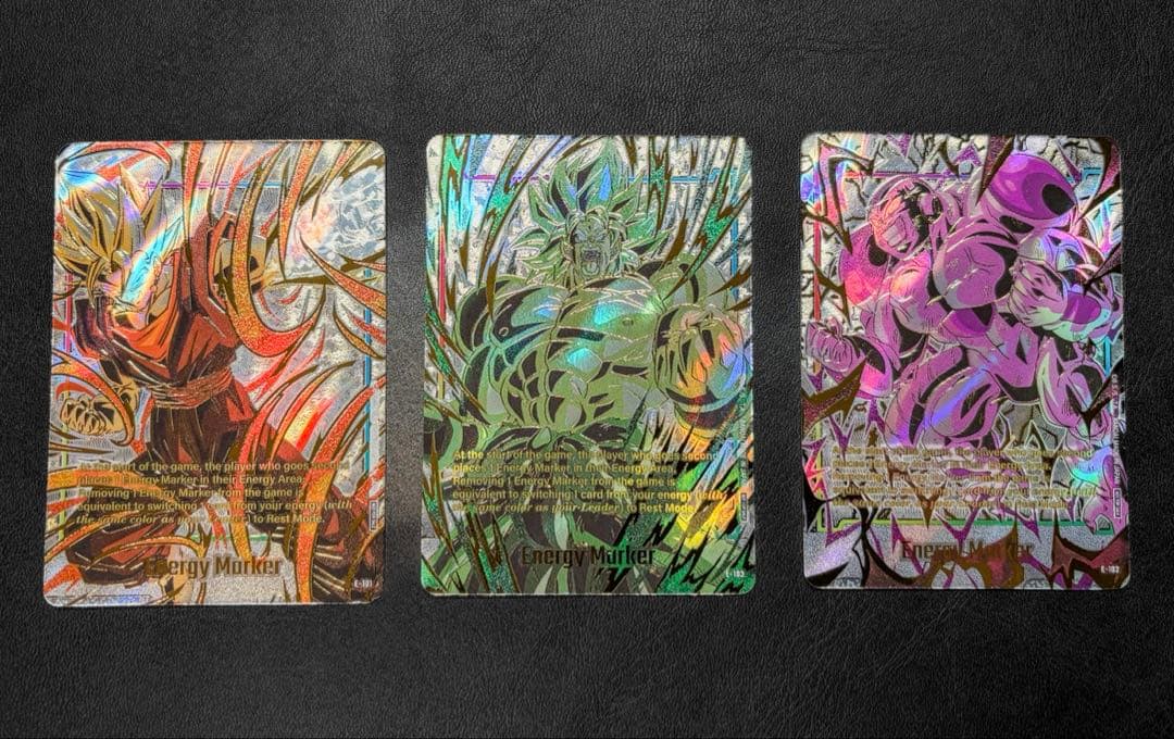 エナジーマーカー ベジット フリーザ ブロリー 3枚 チャンピオンシップ