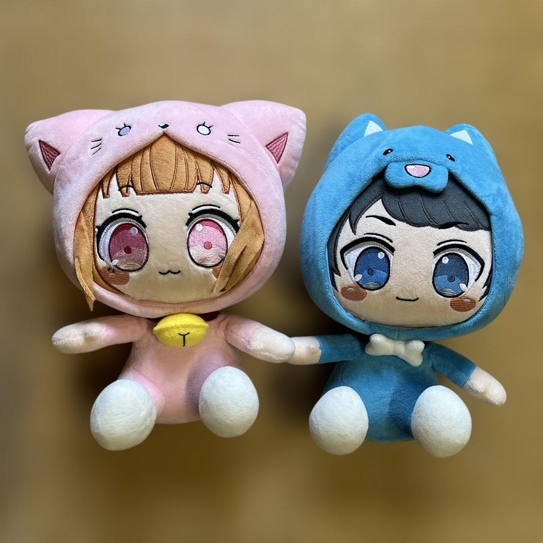 ちろぴの BIGおすわりぬいぐるみ2点セット - メルカリ