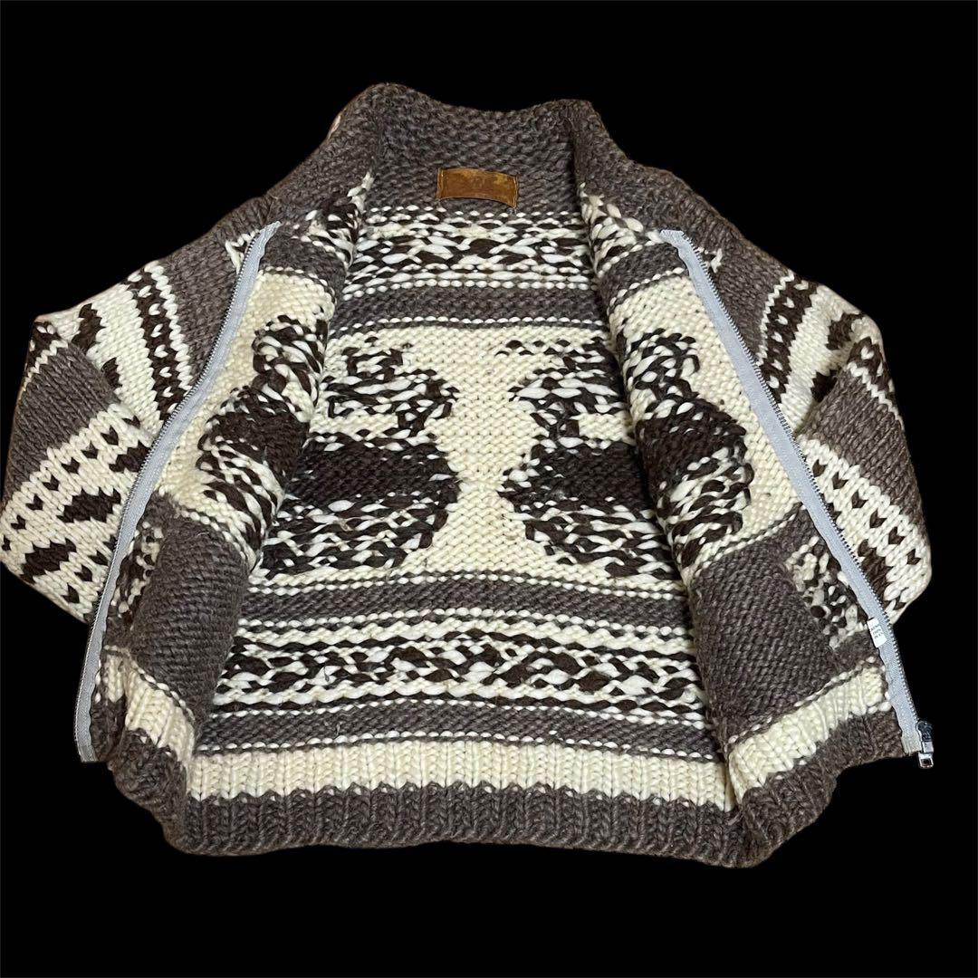 ヴィンテージ カナダ製 トナカイ柄 カウチンセーター 肉厚 - メルカリ