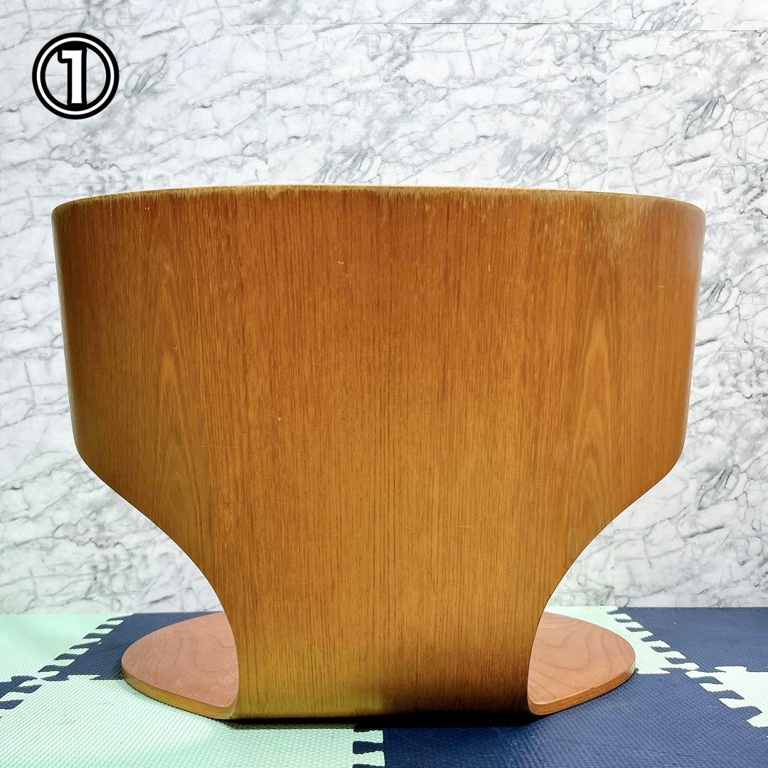 廃盤 天童木工 KABUTOカブト 剣持勇 座椅子 プライウッド 4脚セット