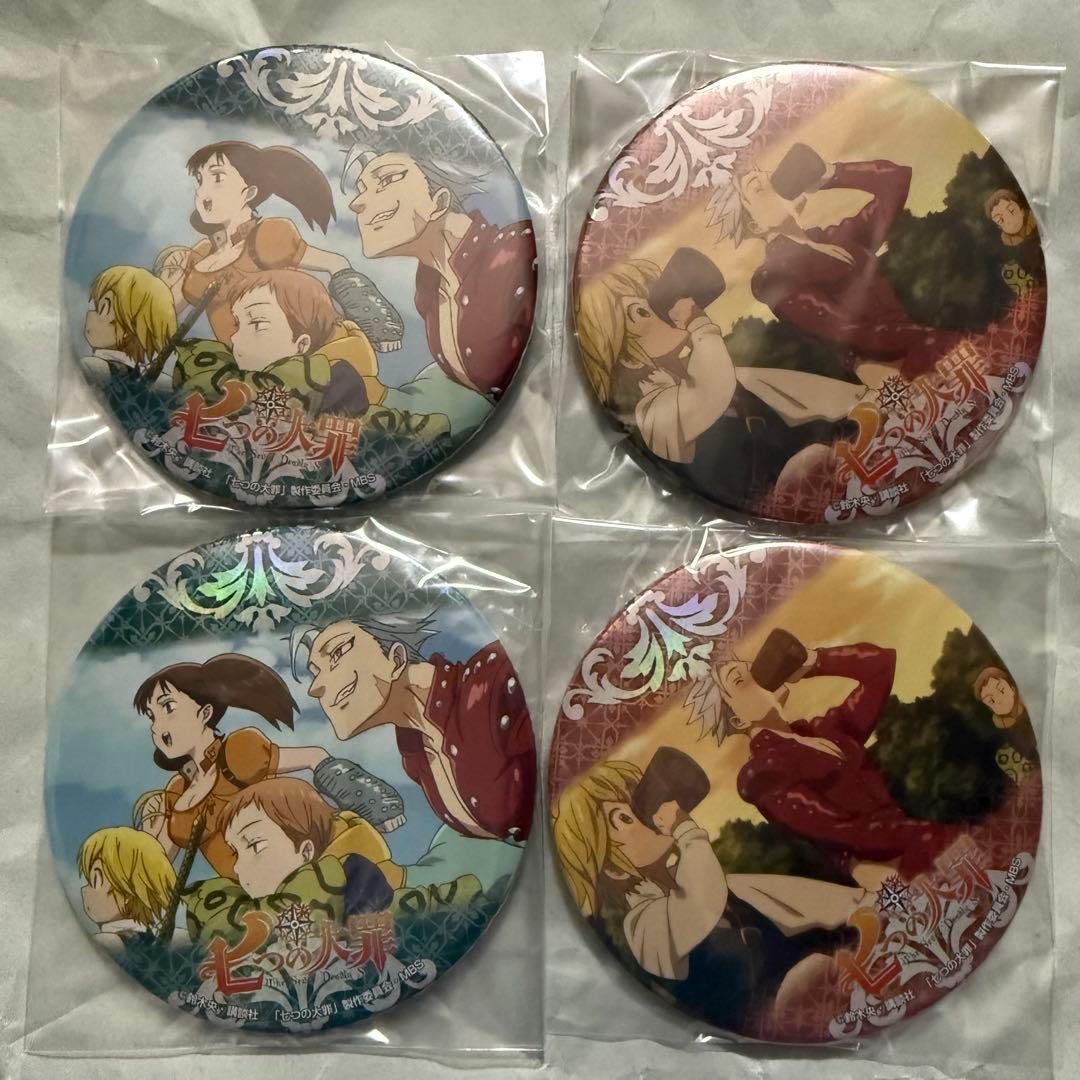 75mm 七つの大罪 トレーディング ホロ☆グラ 缶バッジ セット - メルカリ