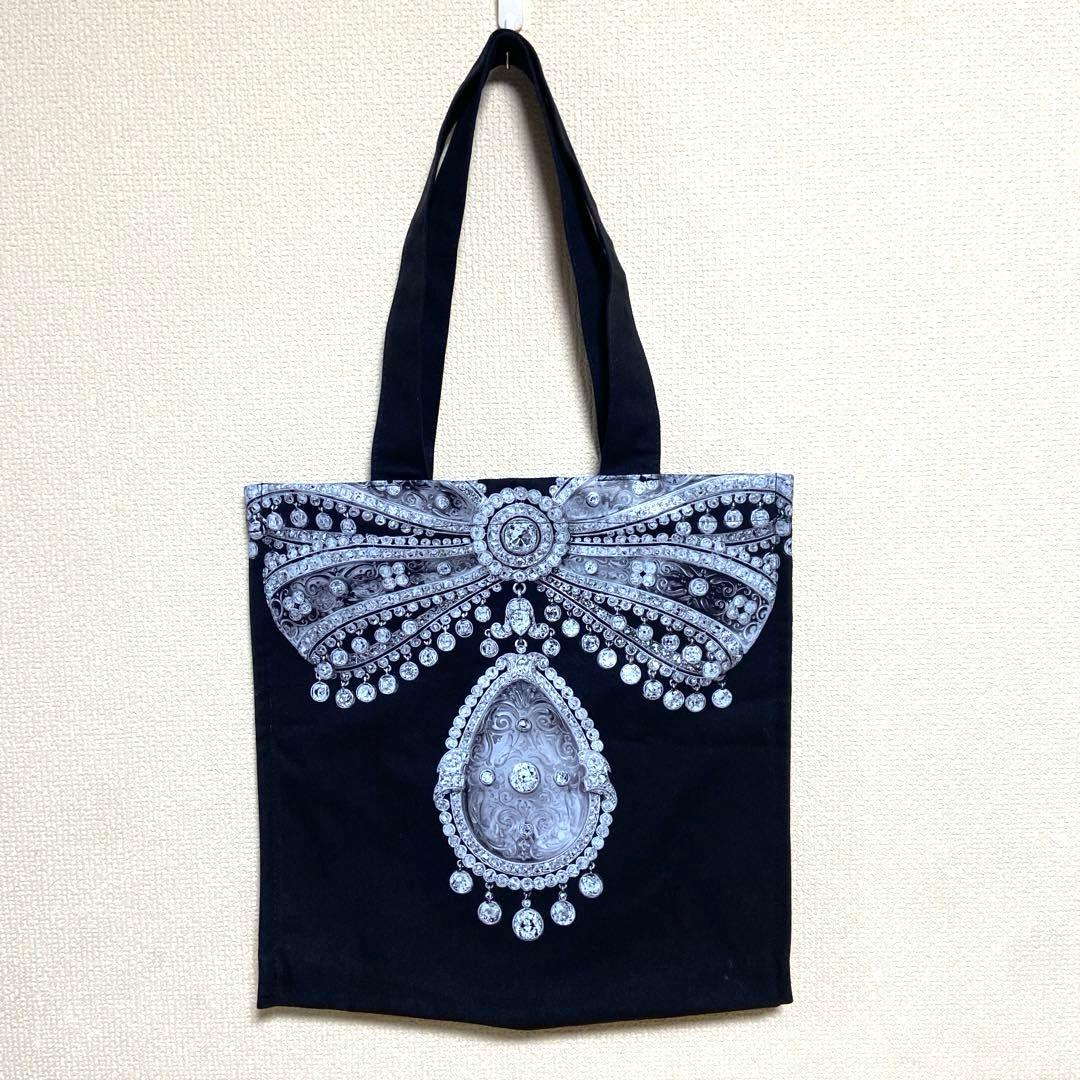 ロンドンV&A 美術館 カルティエ展 Cartier限定トートバッグ ブローチ柄