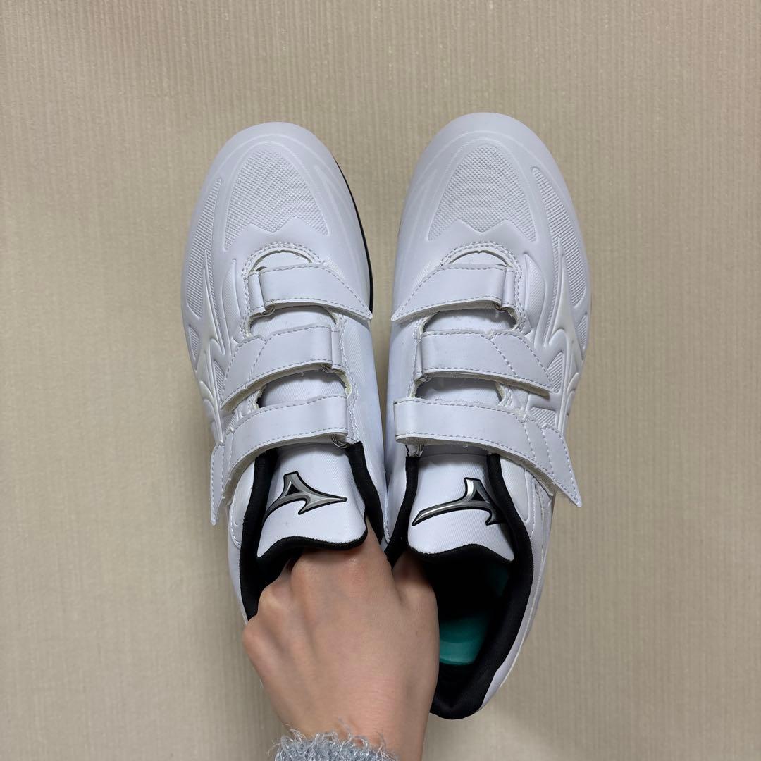 ハナハナ Mizuno ホワイト スパイクシューズ 27.5cm