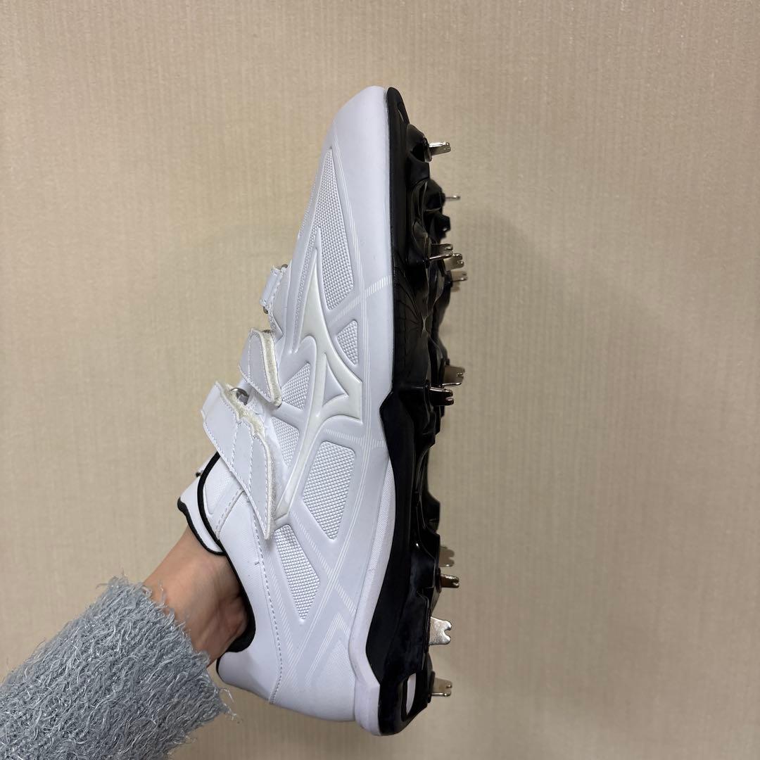 ハナハナ Mizuno ホワイト スパイクシューズ 27.5cm