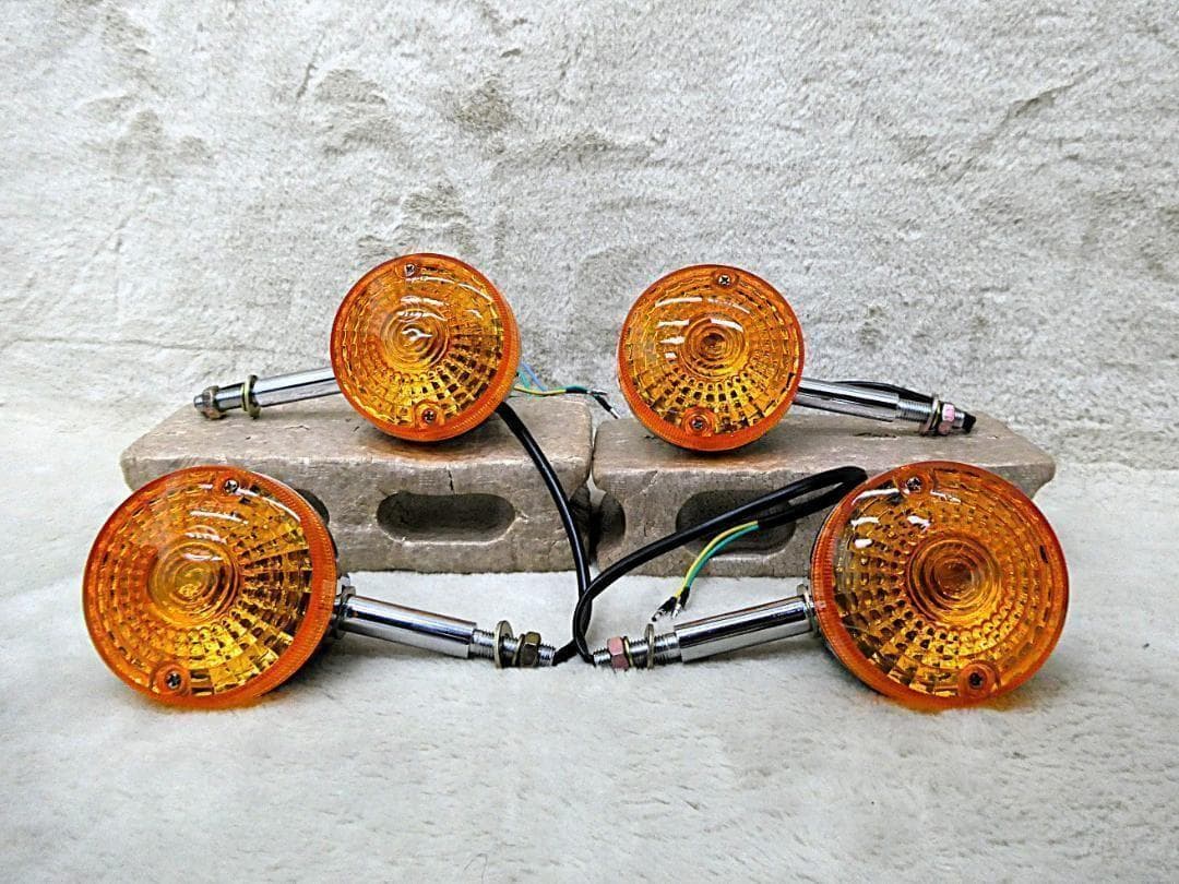 GS400 ウィンカー オレンジ4個/純正type アンバー GS750旧車 - パーツ