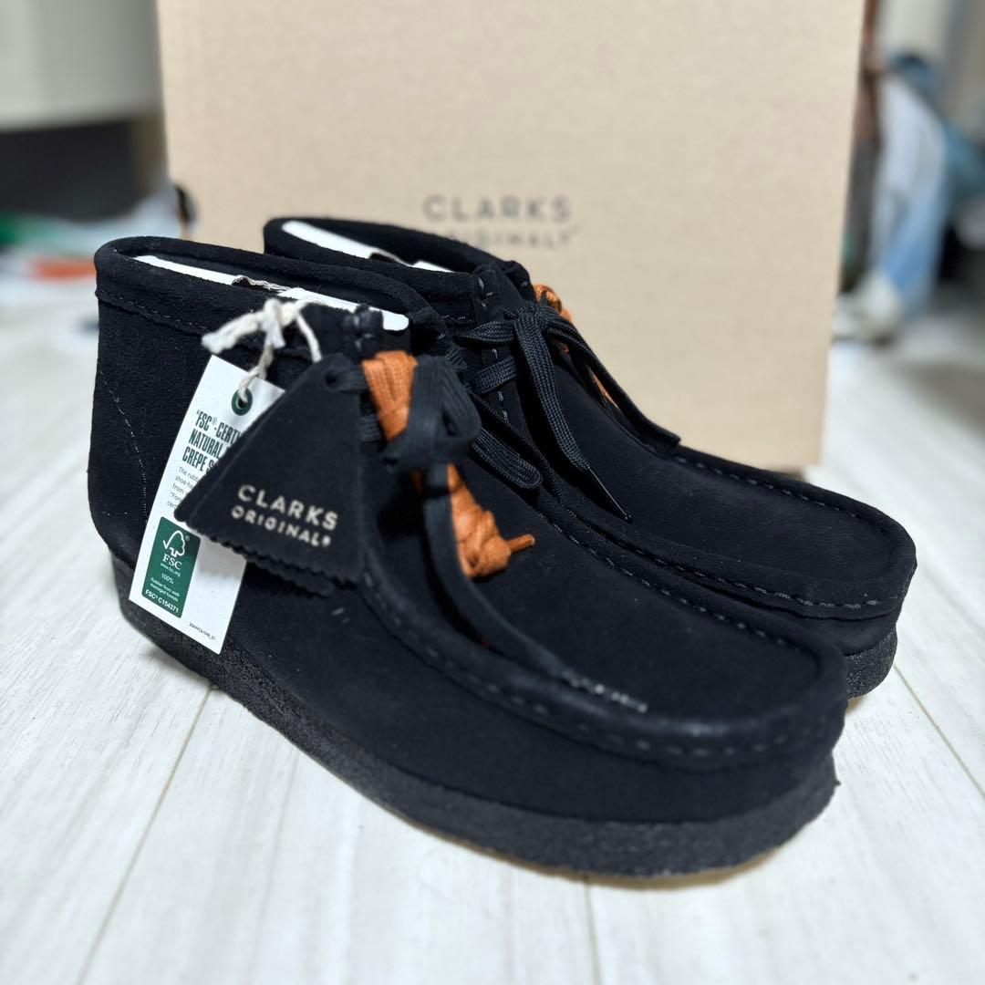 CLARKS クラークス ワラビー ブラック モカシン デザートUK6.5 楽天市場】【土日祝も発送】クラークス Clarks ワラビー Wallabee
