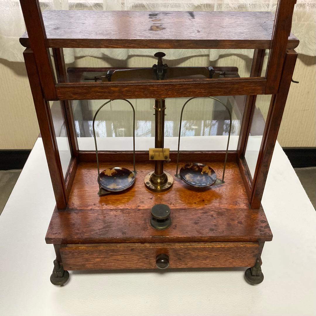 精密天秤 調剤天秤 白井度量衡器製作所 大正昭和 置物 レトロ