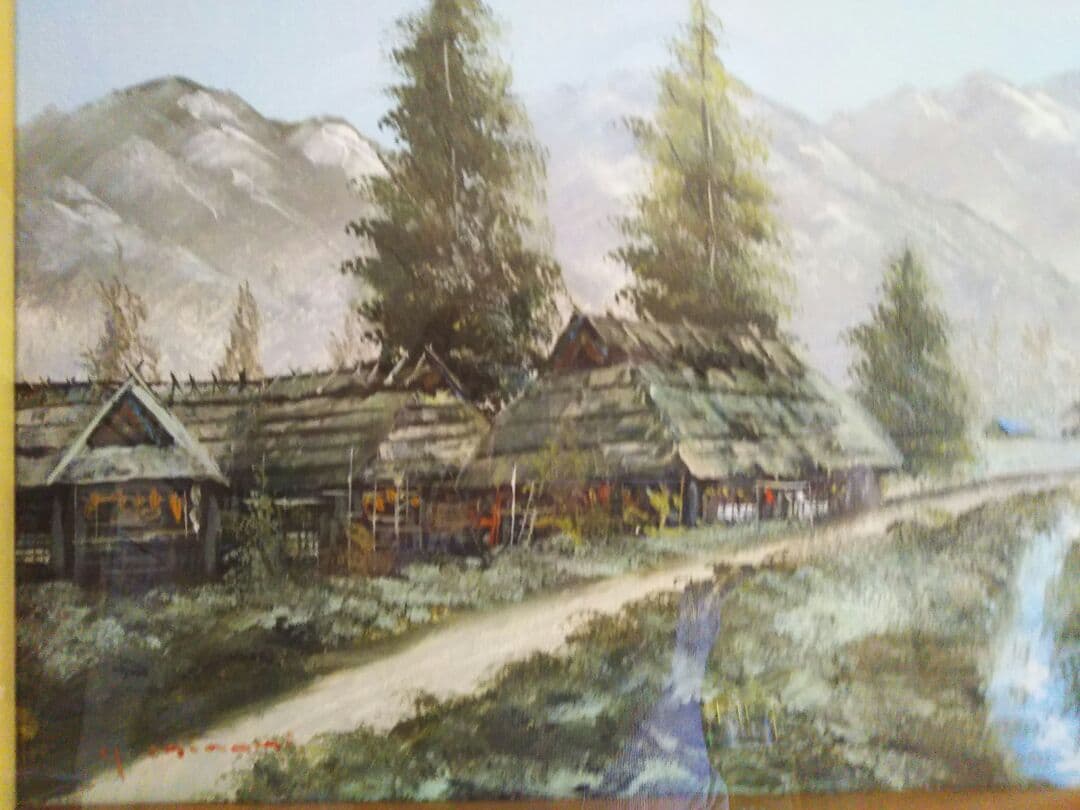 南康夫f6号油絵ですいい絵です 南康夫f6号油絵ですいい絵です 南康夫f6