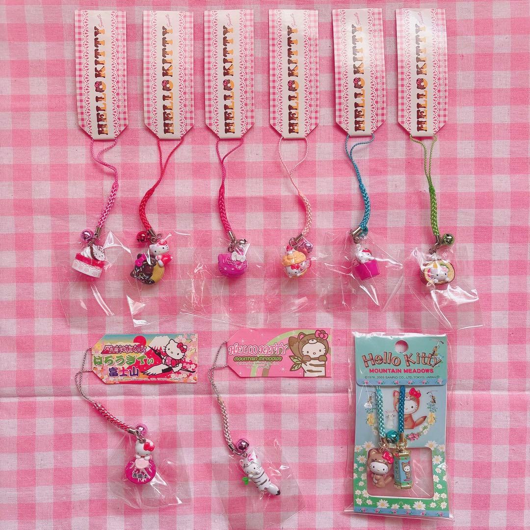 ♡ 激レア 希少 ハローキティ キティ kitty スイーツ 根付け 赤富士 ♡