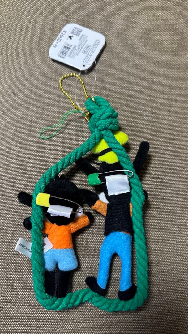 プラッシュキーチェーン グーフィー＆マックス ディズニーストア 希少 レア