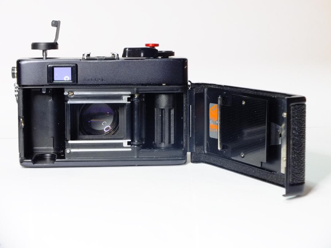 実写確認整備品】コニカC35FDB.K／ヘキサノン38mmf1.8コニフード付