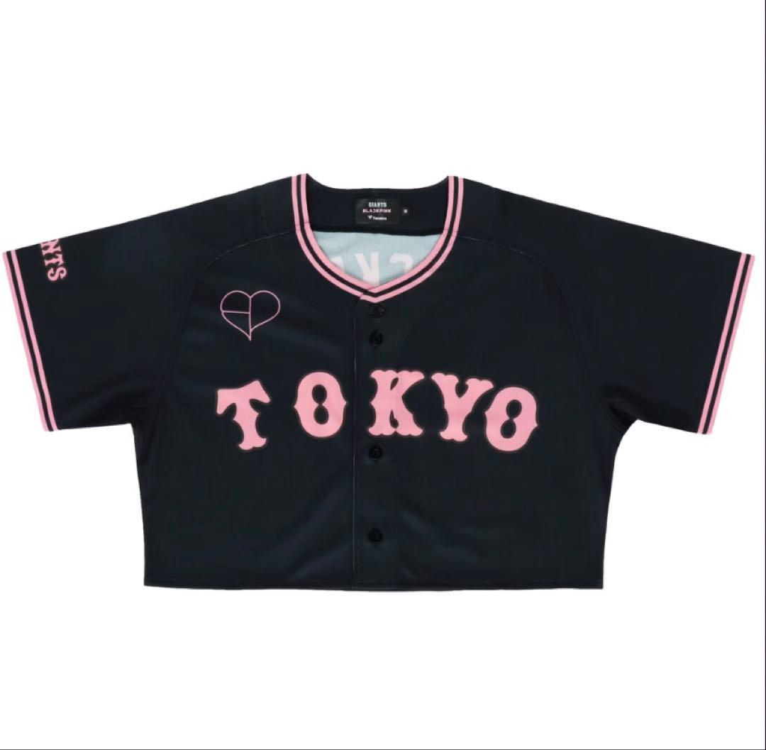 読売ジャイアンツ×BLACKPINK ユニフォーム クロップド　ブラック 読売ジャイアンツ×BLACKPINK ユニフォーム クロップド ブラック – YGEX