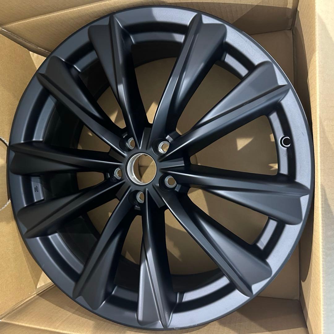 新車外し！レクサスRX500h 21インチ純正ホイール(マットブラック塗装