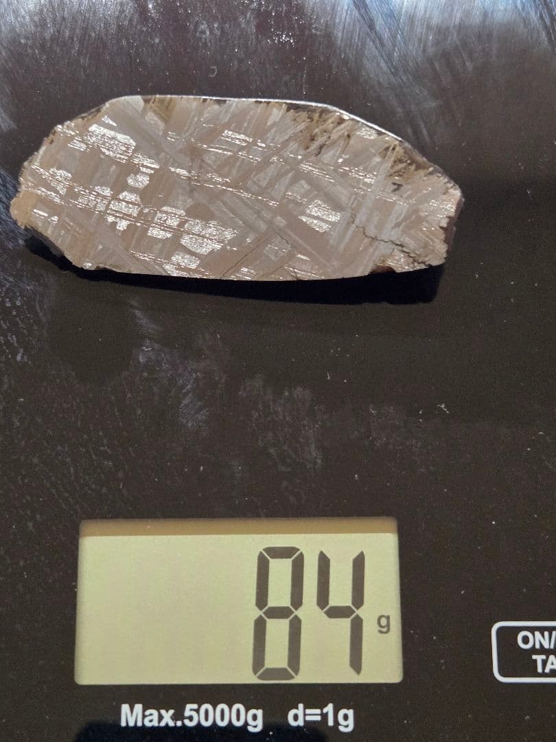 ムオニオナルスタ隕石 84g エンドカット