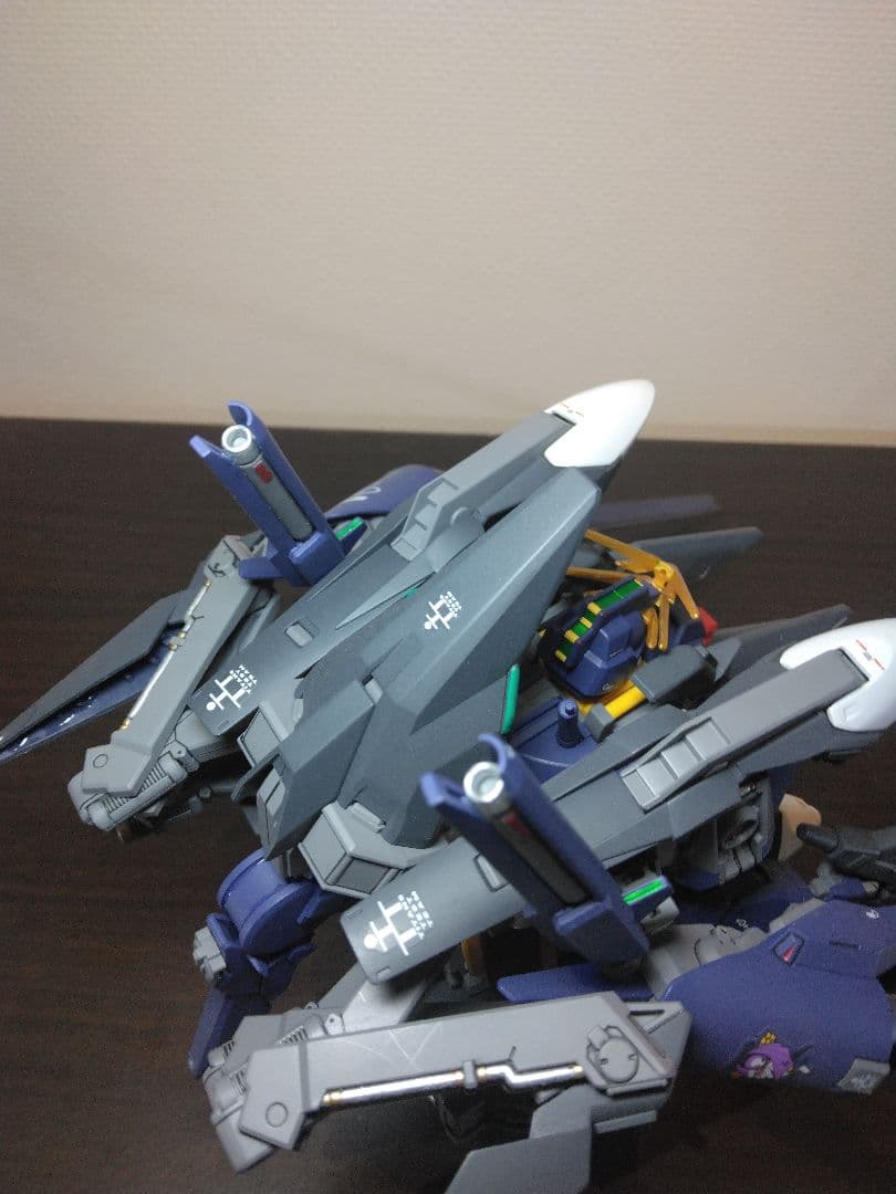 HGガンダムTR-1 ハイゼンスレイ・ラーⅡ全塗装完成品 改造品 台座付の