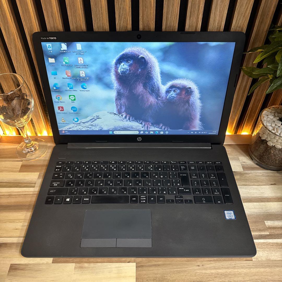 バッテリー新品‼️HP 250 G7☘️大型液晶☘️15.6インチ☘️人気ノート