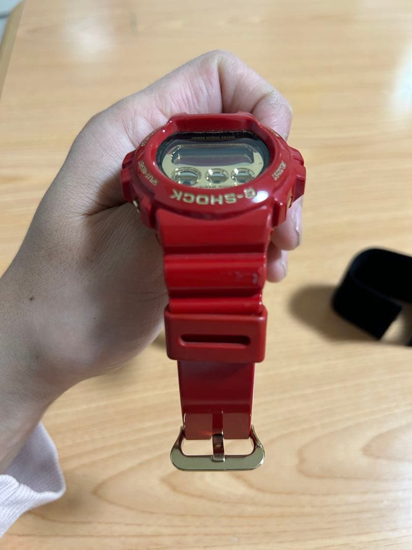 G-SHOCK デジタル腕時計 レッド CASIO30周年