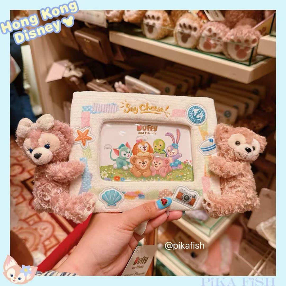 ☆正規品】ダッフィー シェリーメイ ぬいぐるみフォトフレーム 香港