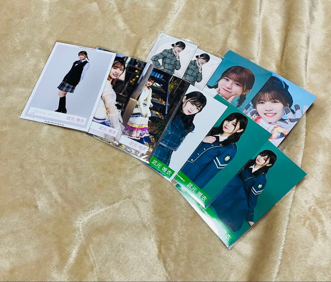 櫻坂46 武元唯衣 サクコレB2ポスター 8月 サクコレカード生写真他