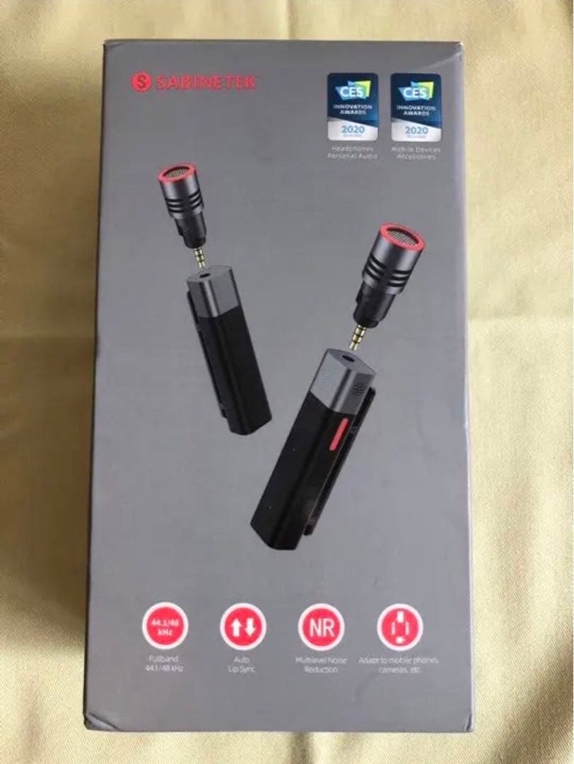 SABINE TEK Wireless Microphone 高品質マイク 2個 数量限定特価 Sabinetek サビネテック スマートマイク 2個セット 3.5mm