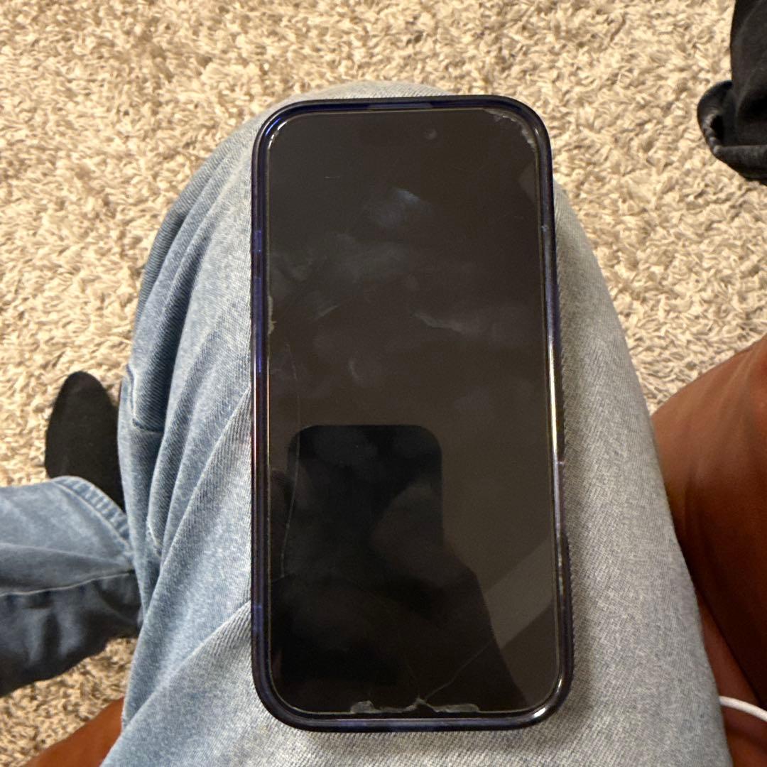 iPhone 16 Pro MagSafe ホワイト/ブルー ケース付き EvoCrystal - Apple iPhone 16 Pro Case MagSafe Compatible - Blue