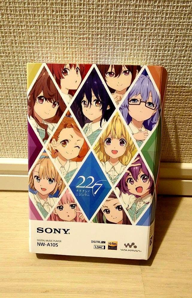 ウォークマン NW-A105 22/7 ナナニジ　Reika　佐藤麗華 SONY TVアニメ「22/7（ナナブンノニジュウニ）」とコラボレーションした
