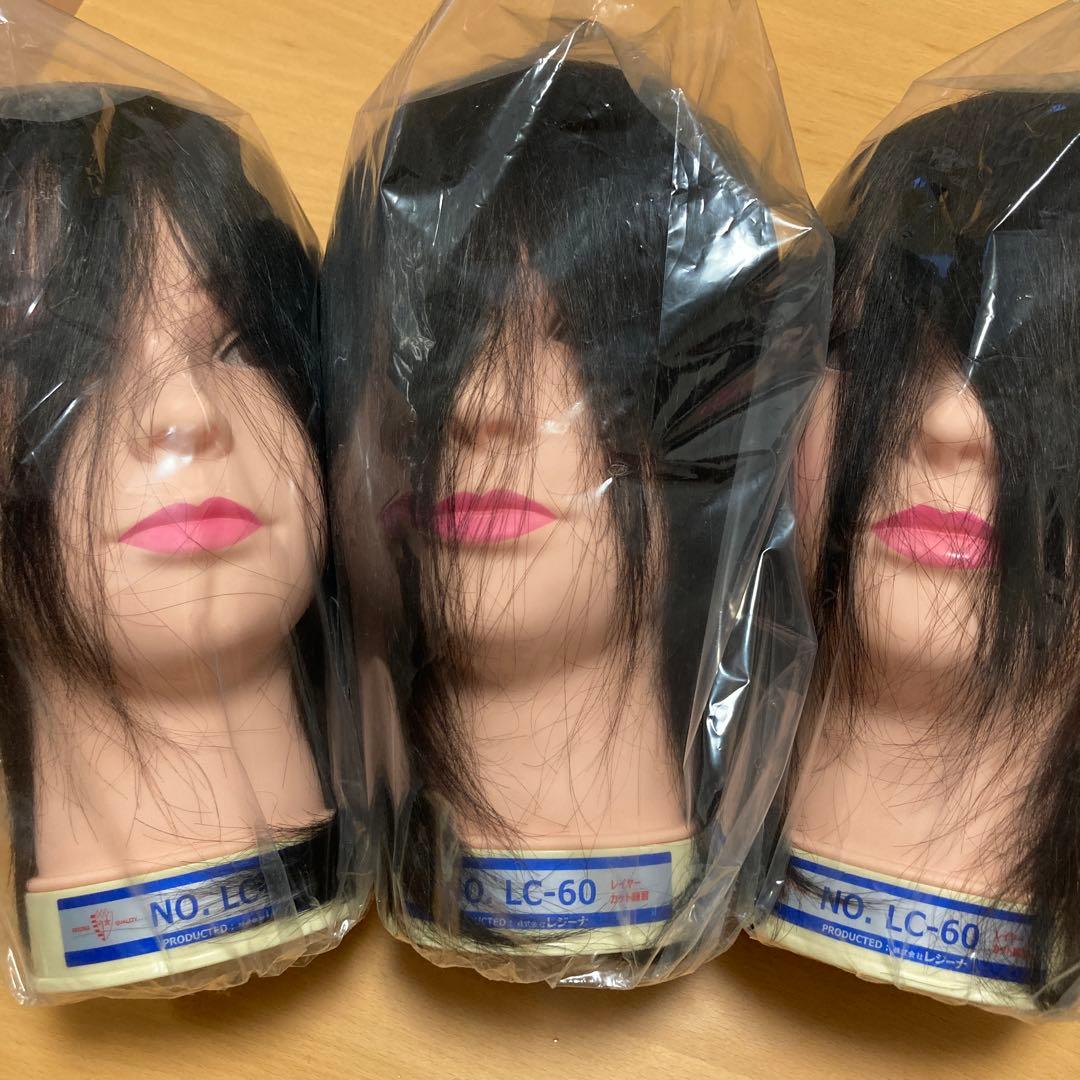 美容師国家試験練習用カットウィッグ レジーナLC-60【新品未使用
