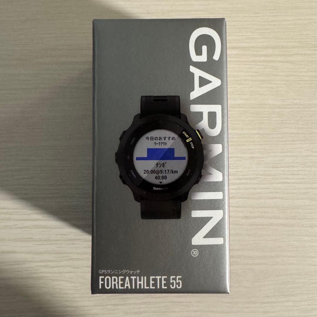 GARMIN FOREATHLETE 55 ブラック 本体　未使用品 GARMIN（ガーミン） ForeAthlete 55 Monterra Grey フォアアスリート