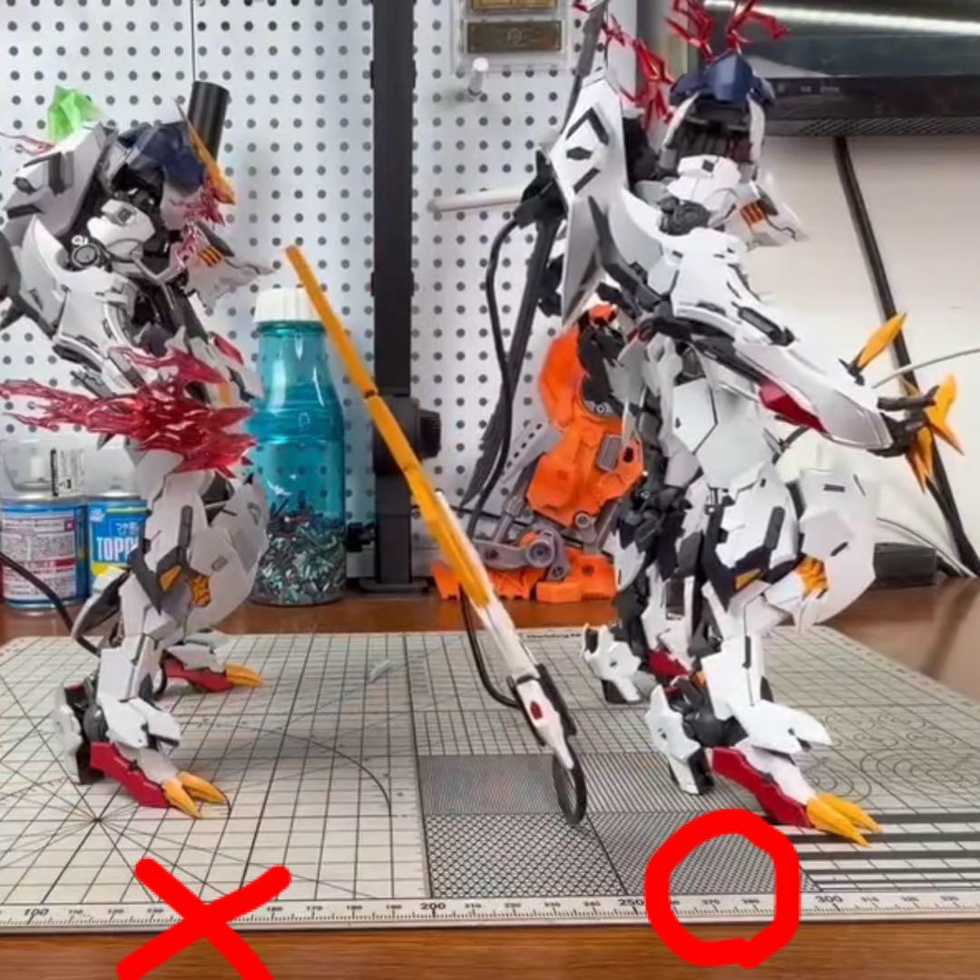 LUNAVOR製 バルバトスルプスレクス 似 狼王 プラモデル バルバトス 似