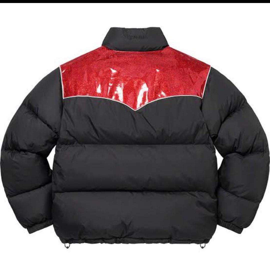 Supreme Glitter Yoke Down Puffer Jacket - メルカリ