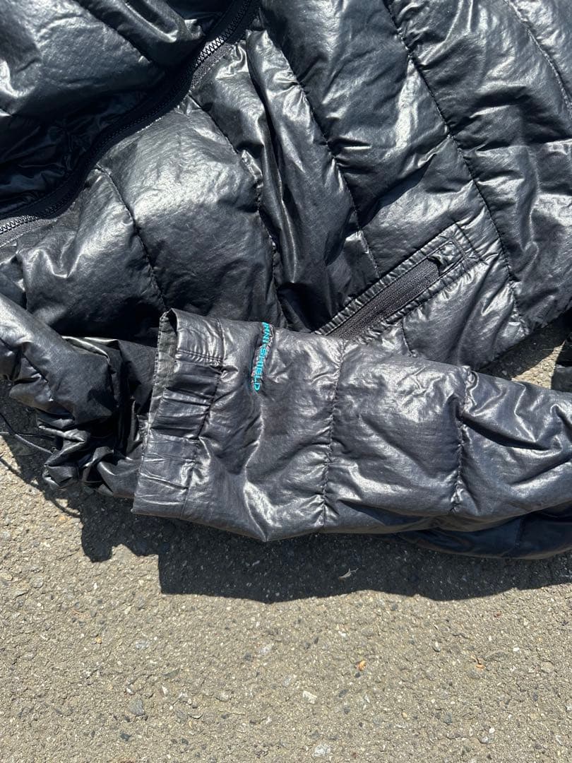 希少 Columbiaクレーターレイク ダウンパーカ y2k ドローコード 刺繍