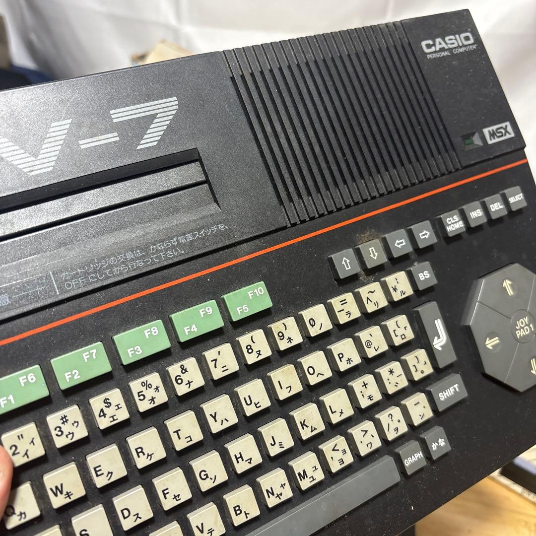 CASIO PV-7 MSX ゲーム機 ジャンク扱い - メルカリ