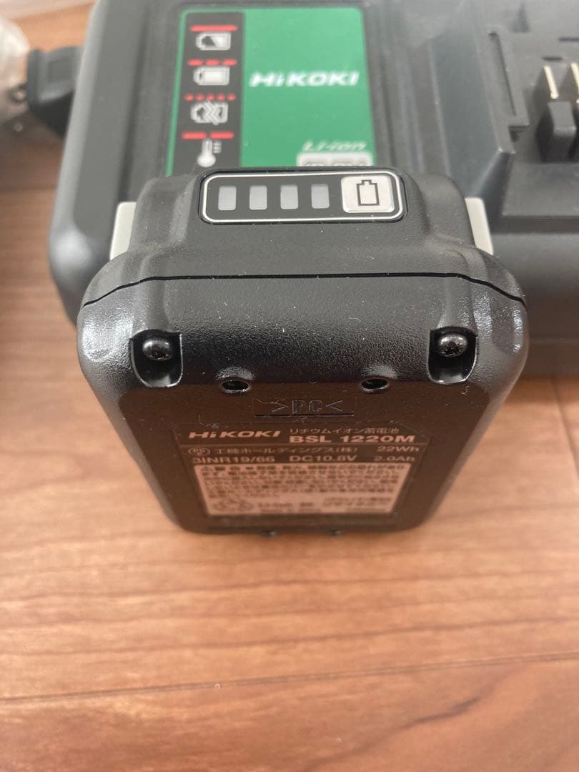 HiKOKI 10.8v スティッククリーナー R 12DA 充電器 蓄電池付き