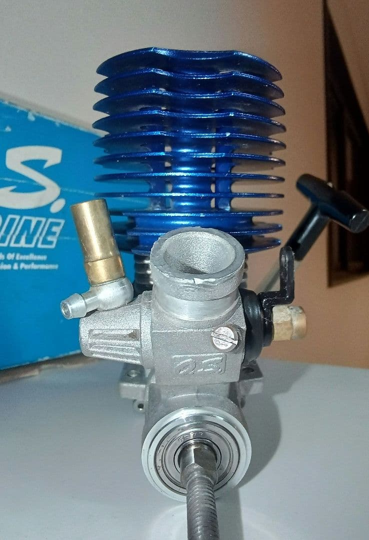 ジャンク扱い ほぼ未使用 O.S. MAX 18CV-Rエンジン ドラムキャブ