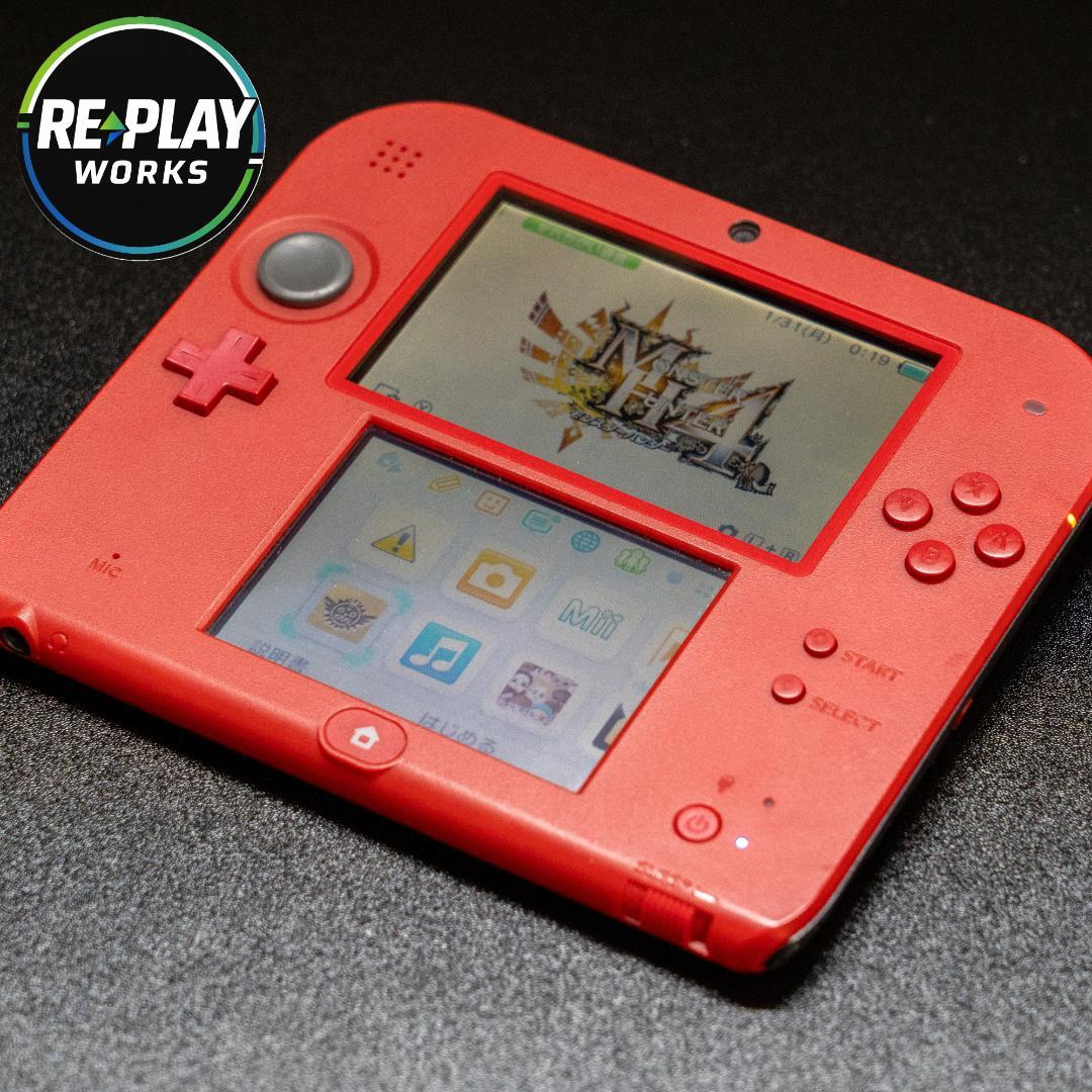 箱付き】ニンテンドー 2DS レッド - メルカリ