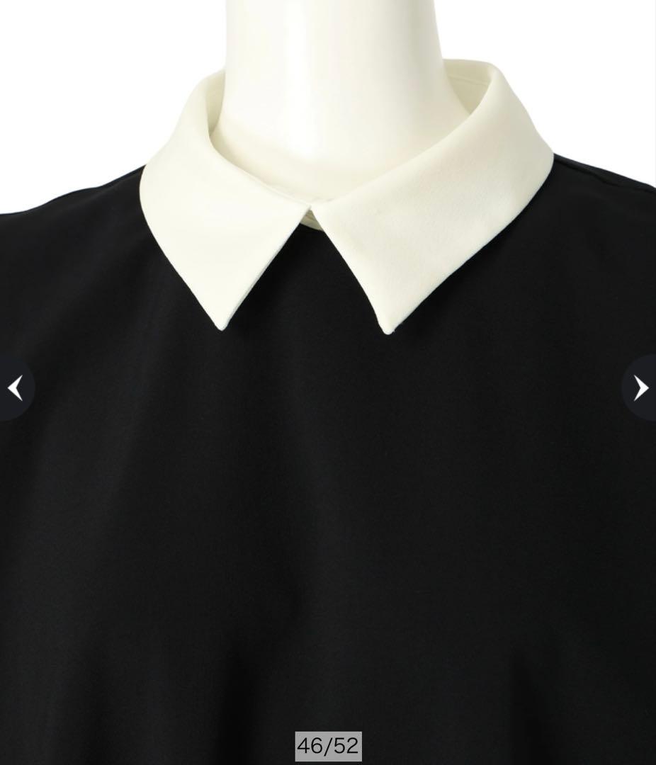 新作 CADUNE カデュネ ＜川上桃子さんコラボ＞ 衿付きブラウス コン 38