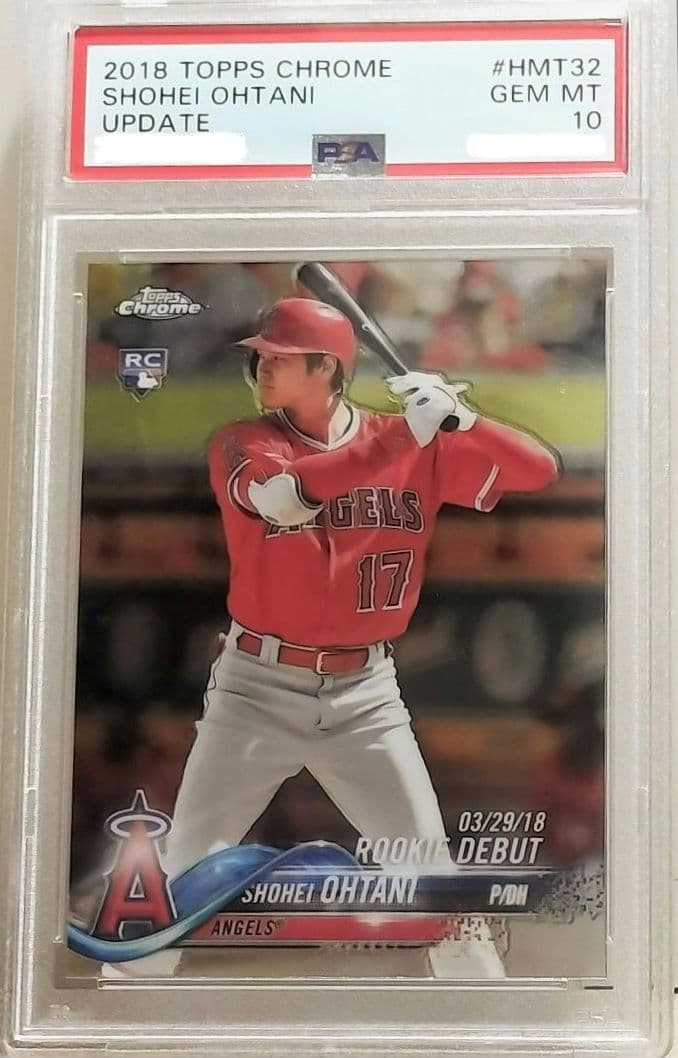 大谷翔平 PSA10 2018 ToppsChrome HMT32 ルーキー - メルカリ