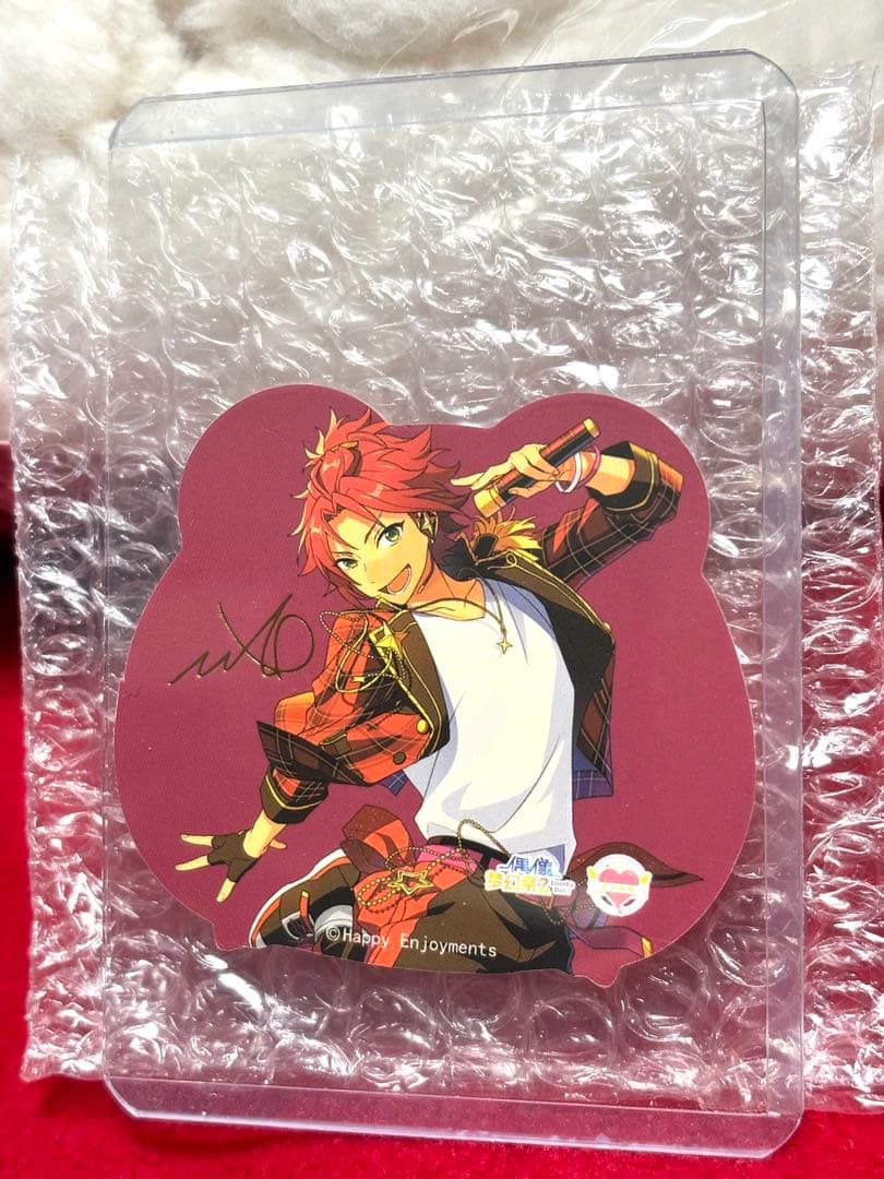 新品/ あんスタ 衣更真緒 海外限定 告白気球 白熊マフラー /特典付き