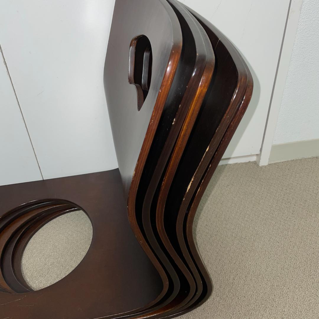 ニトリ 木製座椅子 和座椅子 5脚セット 旅館 和室 7810419 - メルカリ