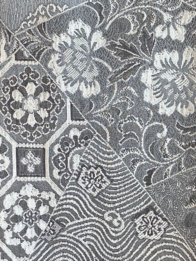 美品☆天目織 お召し 花模様 東京ますいわ屋謹製 着物（袷） - メルカリ