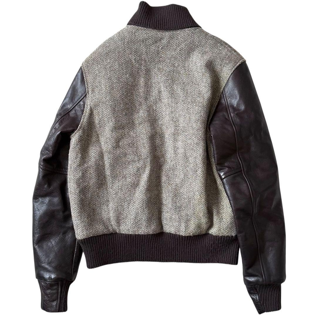 GB SPORT SHIPS別注 ハリスツイード スタジャン レザー袖 USA製 - メルカリ