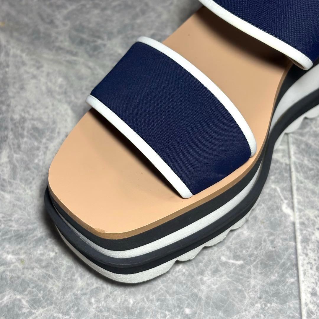 M*i様 ⭐︎ステラマッカートニー⭐︎ エリス スニーク サンダル ネイビー 3